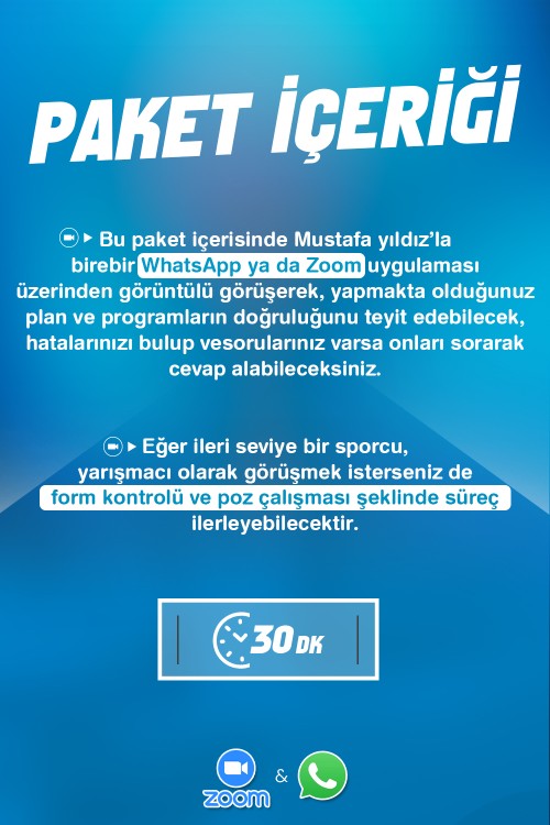 Mustafa Yıldız ile Görüntülü Görüşme Paketi